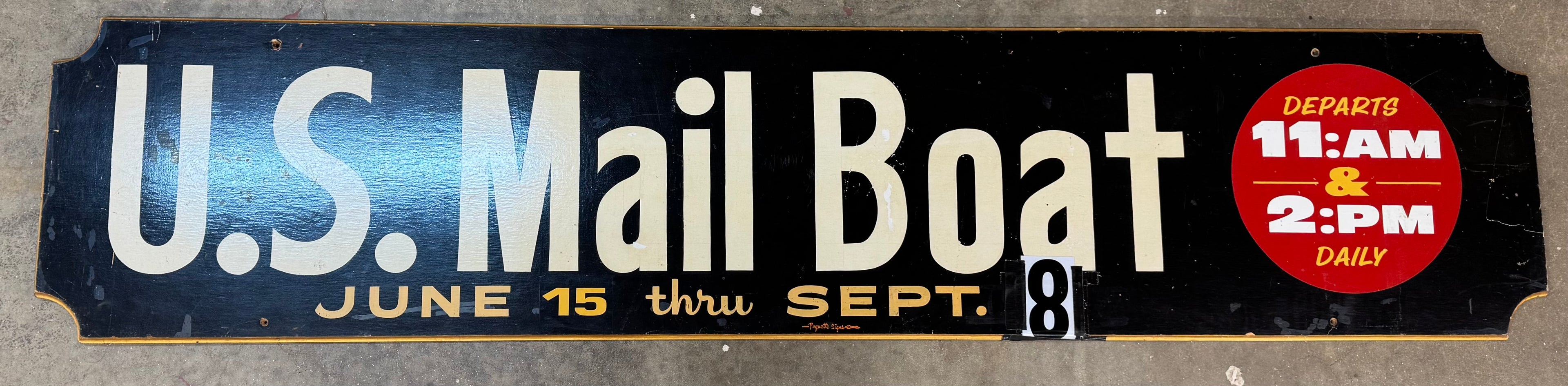 Sophie C. U.S. Mail Boat Sign